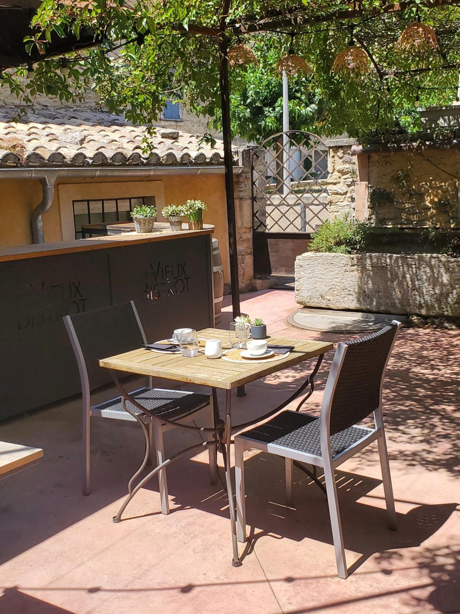 Chambres Du Vieux Bistrot Cabrières-dʼAvignon Eksteriør billede