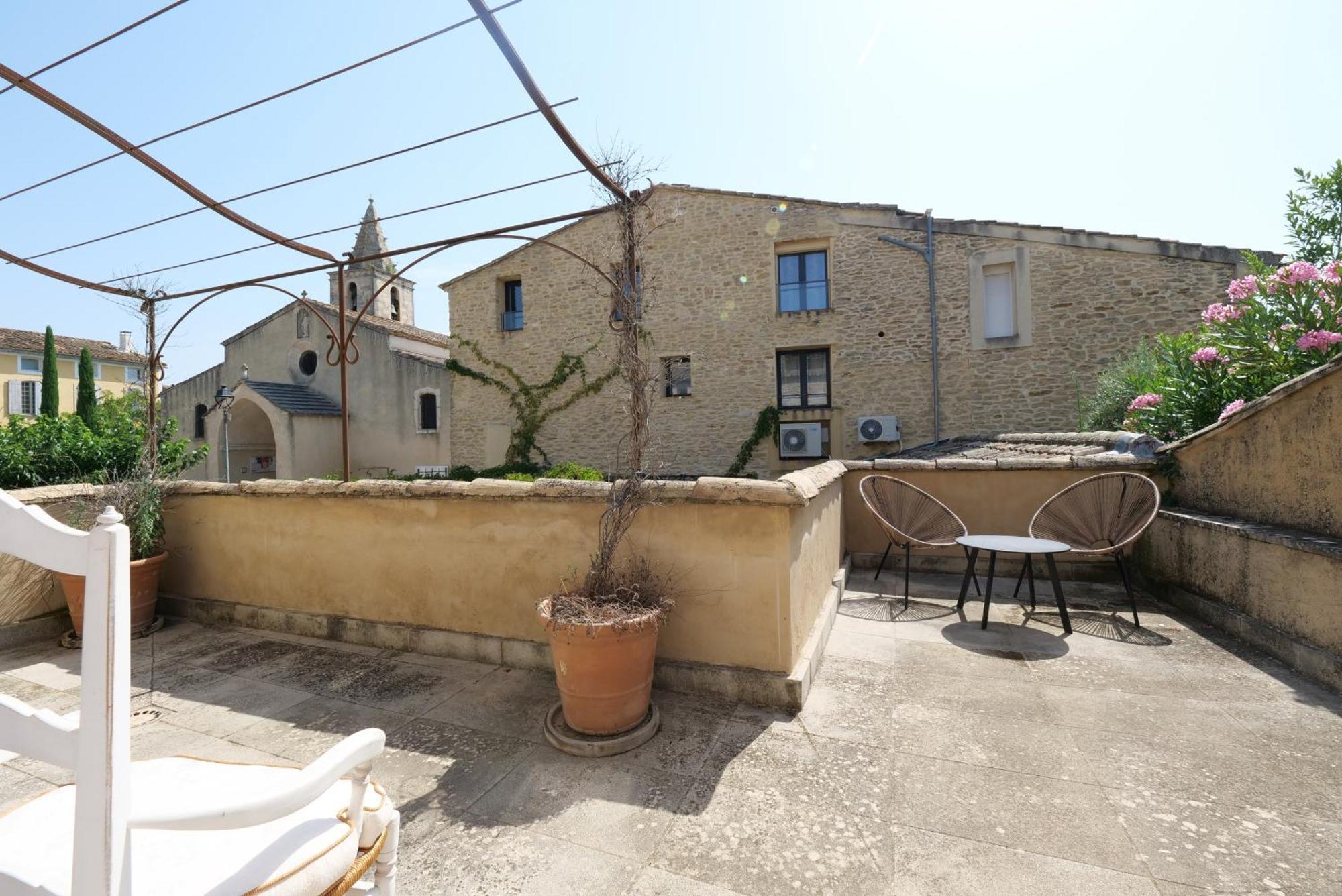 Chambres Du Vieux Bistrot Cabrières-dʼAvignon Eksteriør billede